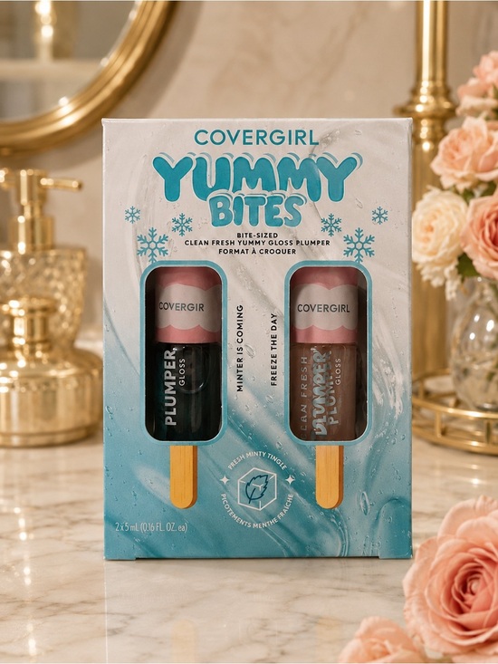COVERGIRL Other - COVERGIRL Yummy Bites Plumper Gloss Duo Freeze Day Minter NIB